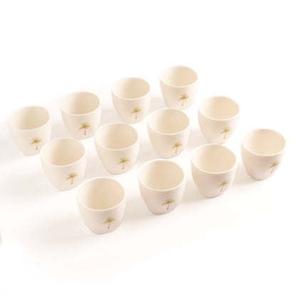 Zaratna el Baraka - Palm Tree Coffee Cups - 12 Pieces