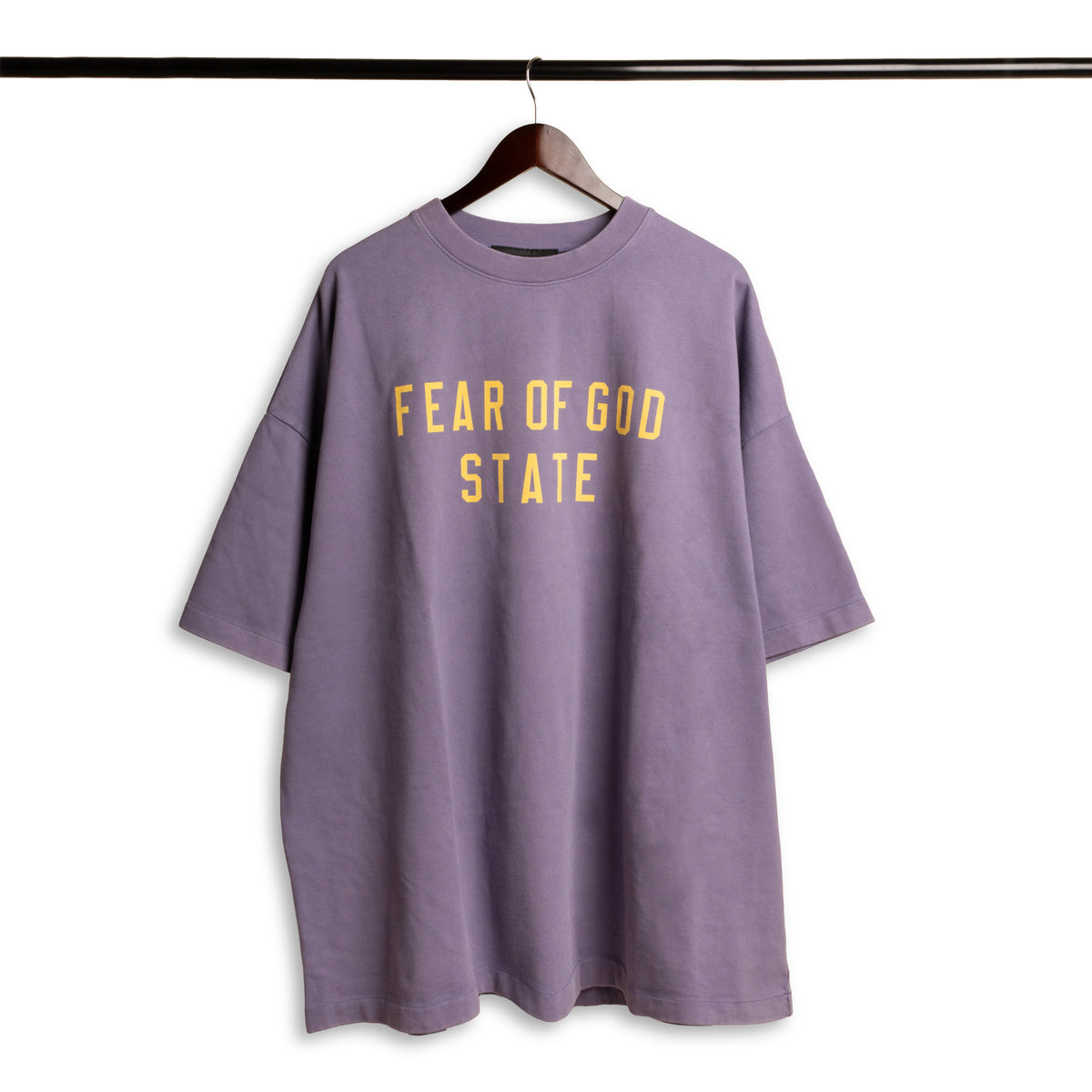 Fear of God essentials - Purple Heavy Crewneck T-Shirt, Large