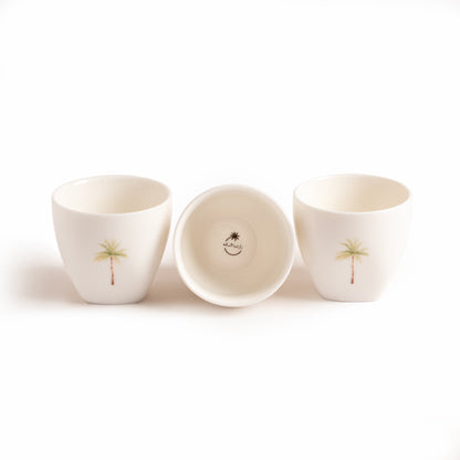 Zaratna el Baraka - Palm Tree Coffee Cups - 12 Pieces