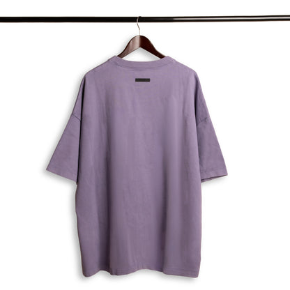 Fear of God essentials - Purple Heavy Crewneck T-Shirt, Large